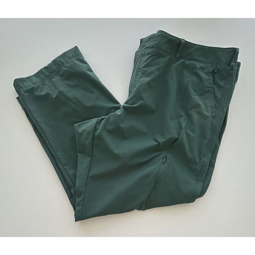 Kirkland Signature Ladies Ankle Travel Pants Size 16 Spruce Green